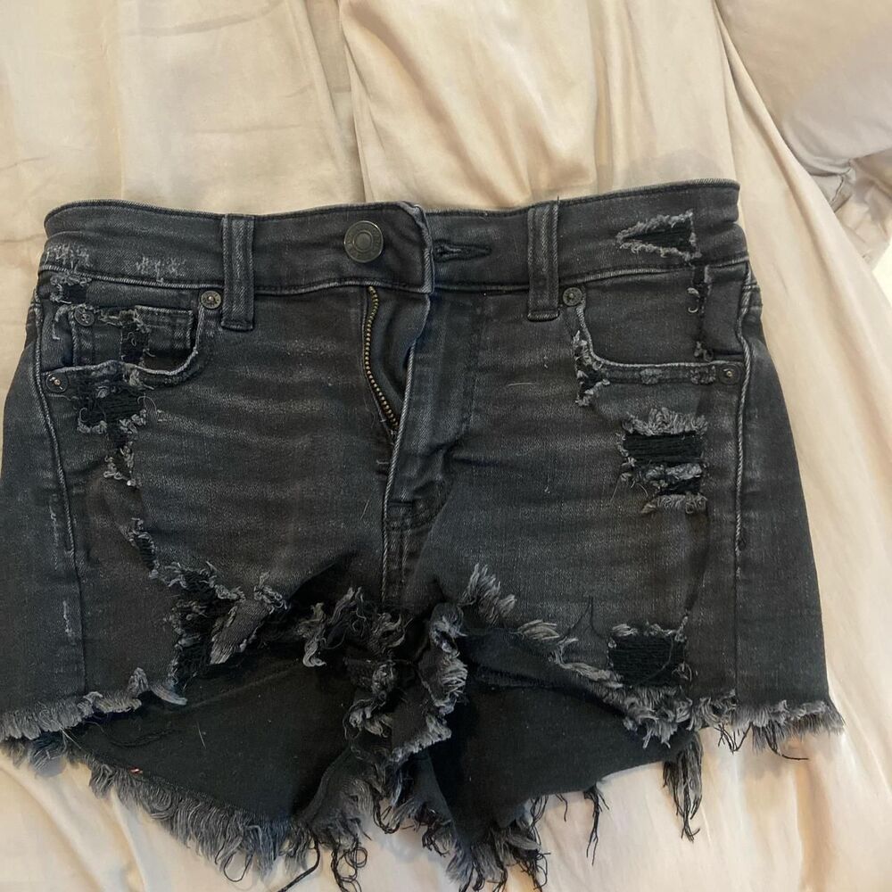 American-eagle Women's Black Shorts
